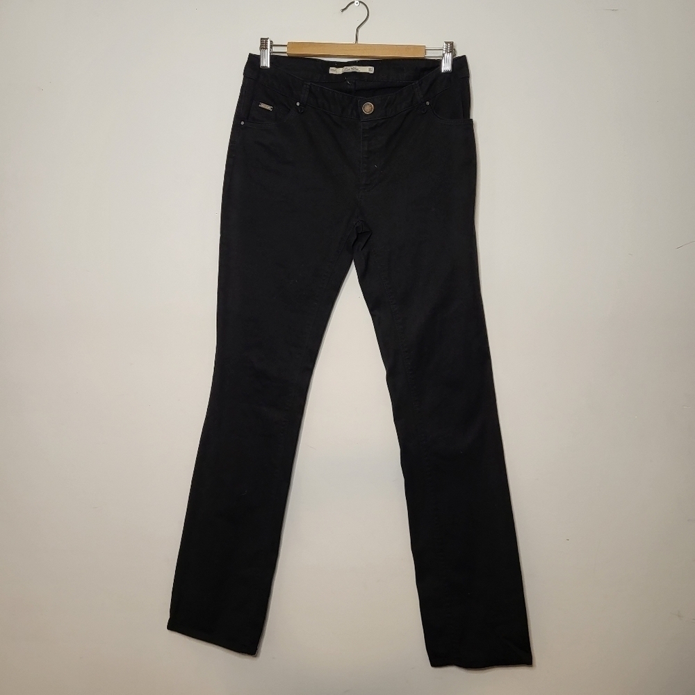 Zara Woman Black Straight Cut Jeans Size 8